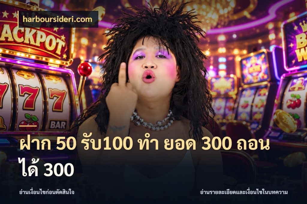 ฝาก 50 รับ100 ทํา ยอด 300 ถอนได้ 300 harboursideri.com รูปแบบโบนัสกับสิทธิ์ของสายเกม