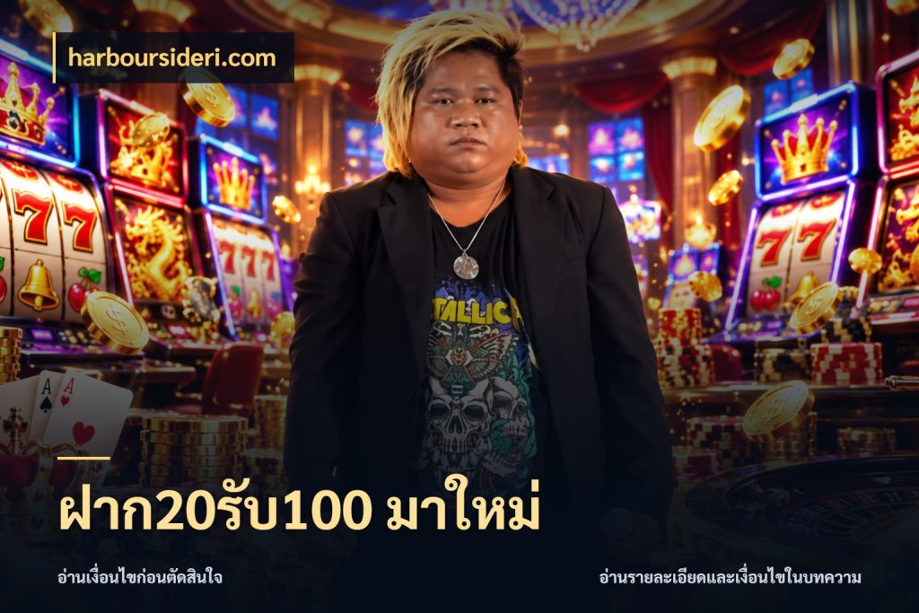 ฝาก20รับ100 มาใหม่ ยอดฝากและยอดรับในมุมของคนชอบลุ้น ในมุม harboursideri.com