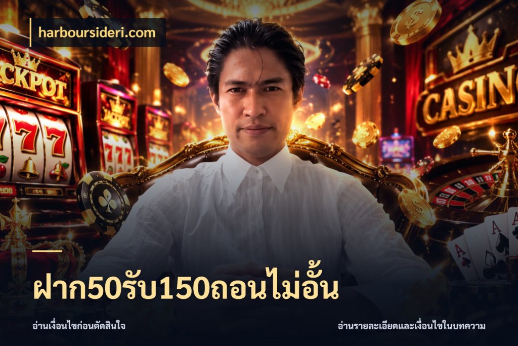 ฝาก50รับ150ถอนไม่อั้น โปรกับเกมที่ชอบเลือกให้ตรงสไตล์ ในมุม harboursideri.com