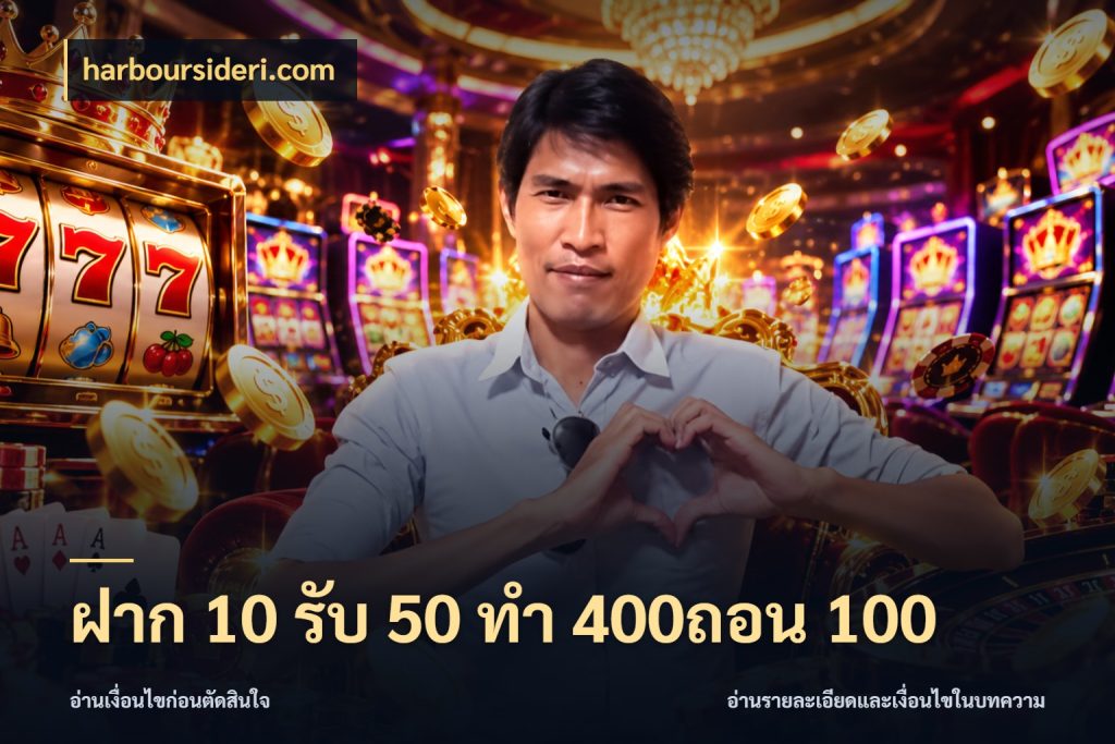 ฝาก 10 รับ 50 ทํา 400ถอน 100 สายโบนัสเลือกจังหวะสนุกได้อย่างไร สไตล์ harboursideri.com