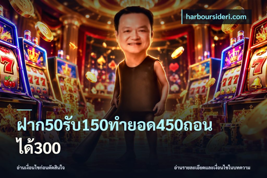 ฝาก50รับ150ทำยอด450ถอนได้300
