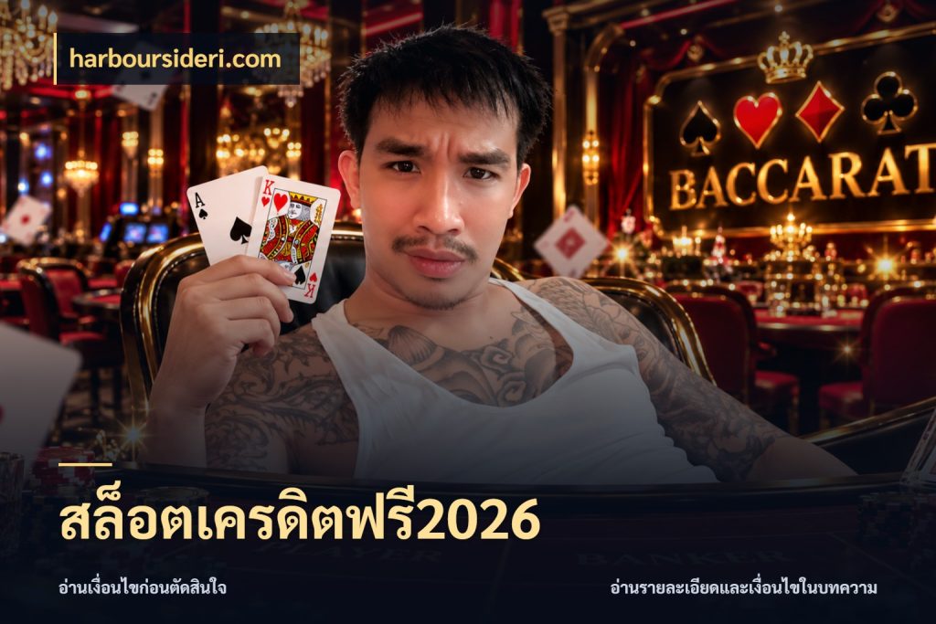 สล็อตเครดิตฟรี2026 สีสันของเครดิตฟรีและเกมแนวที่ชอบ กับ harboursideri.com