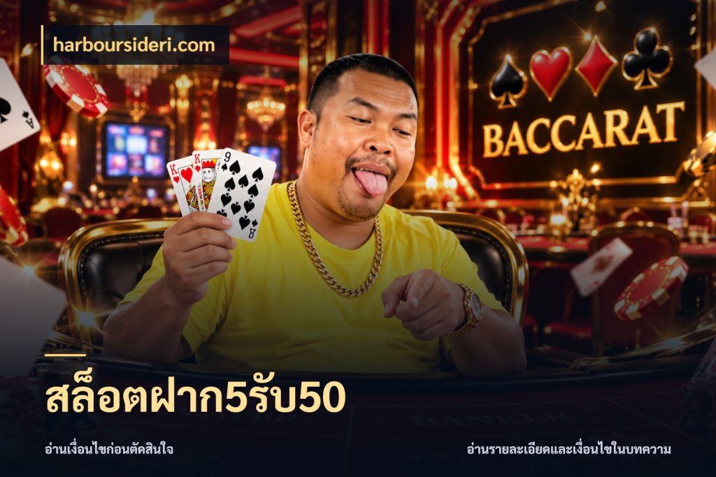 สล็อตฝาก5รับ50 จับประเด็นยอดรับก่อนเลือกความสนุก ในมุม harboursideri.com