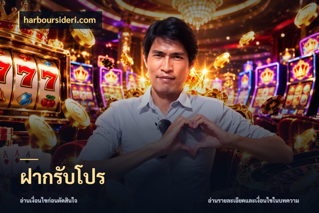 ฝากรับโปร จับคู่โบนัสกับสไตล์เกมที่ชอบ กับ harboursideri.com