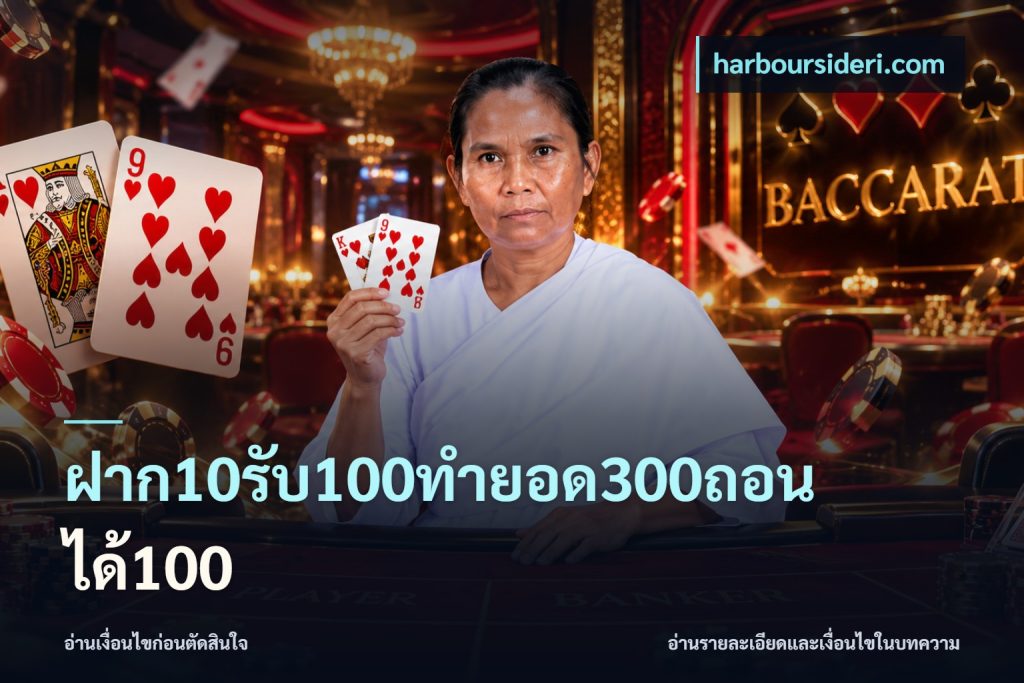 ฝาก10รับ100ทํายอด300ถอนได้100