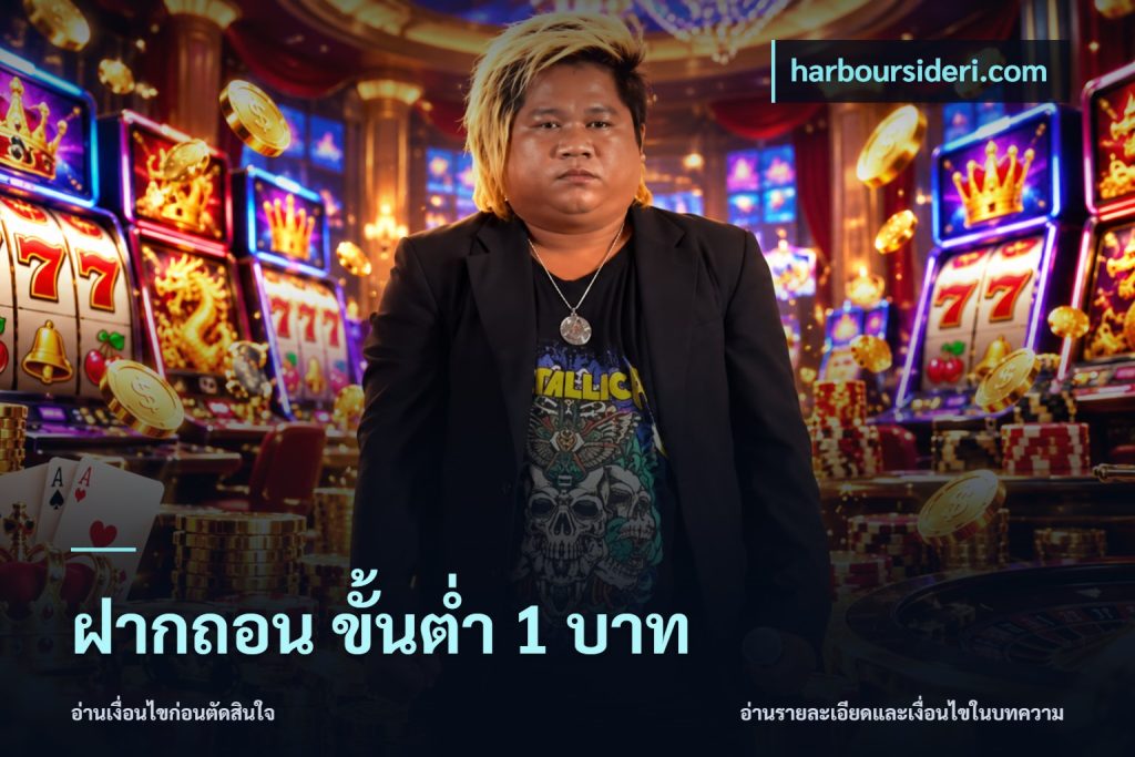 ฝากถอน ขั้นต่ำ 1 บาท