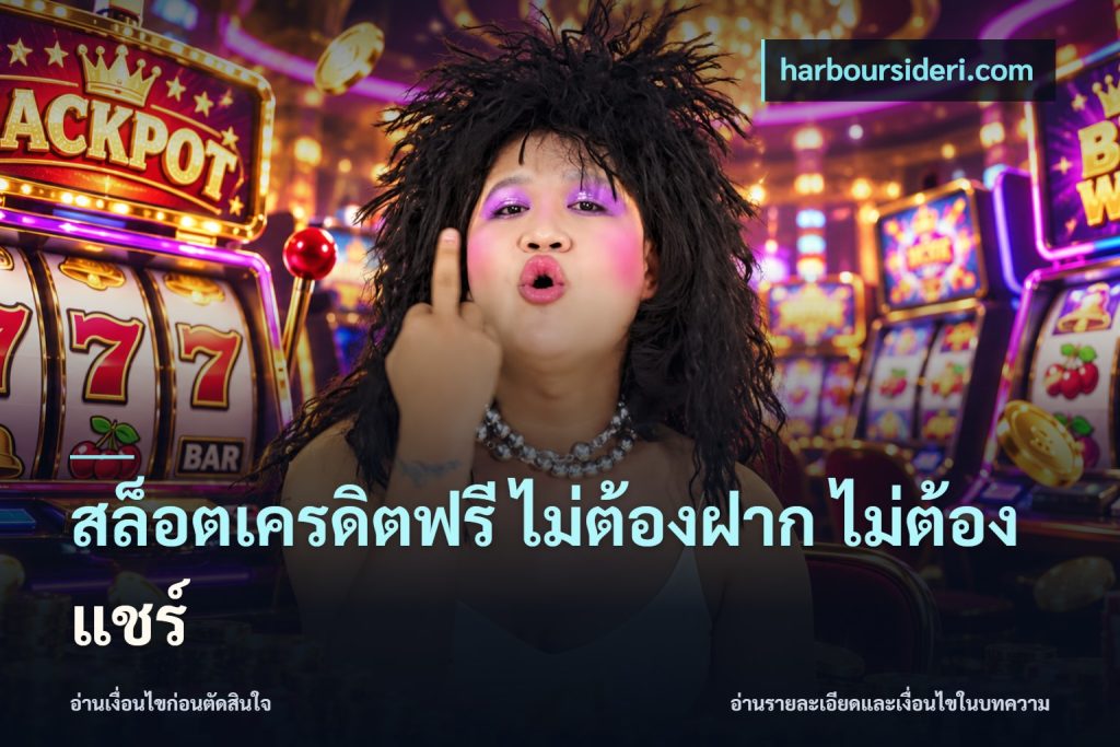 สล็อตเครดิตฟรี ไม่ต้องฝาก ไม่ต้องแชร์