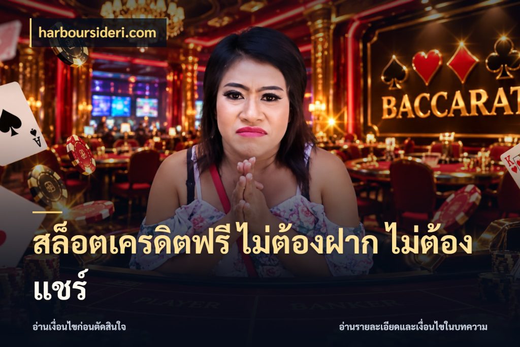 สล็อตเครดิตฟรี ไม่ต้องฝาก ไม่ต้องแชร์ เครดิตฟรีในมุมที่สายโบนัสสนใจ กับ harboursideri.com