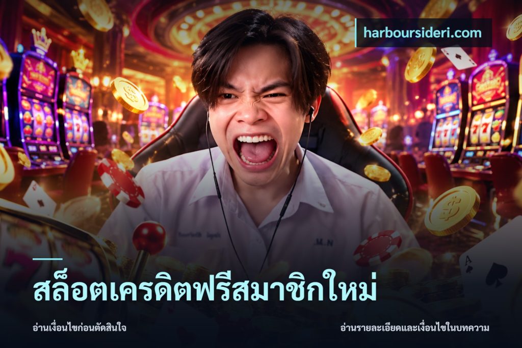 สล็อตเครดิตฟรีสมาชิกใหม่