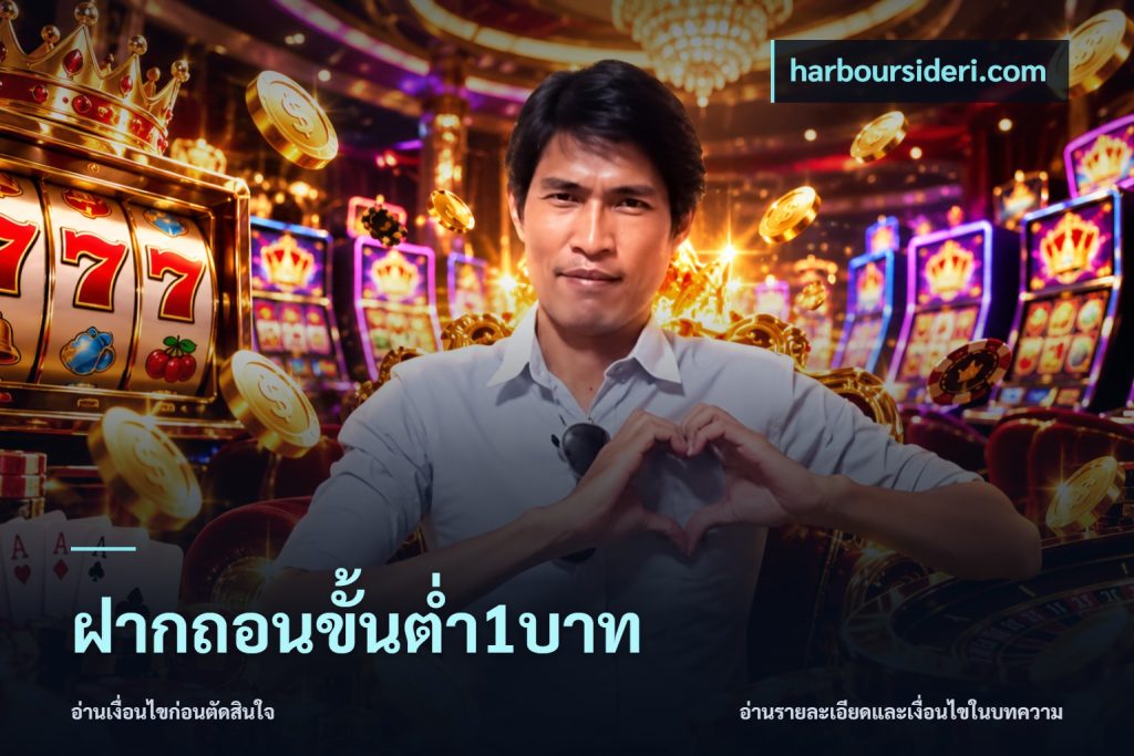 ฝากถอนขั้นต่ำ1บาท